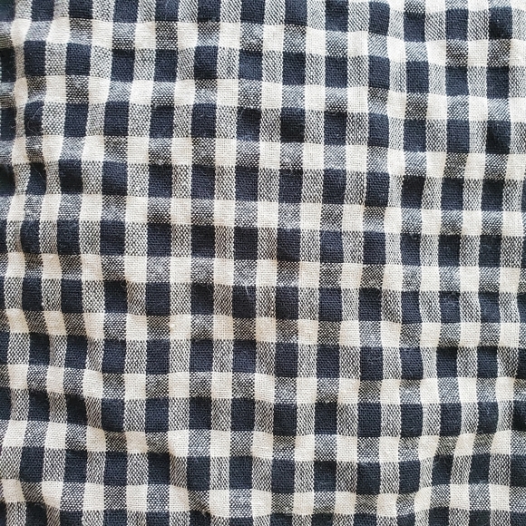 Essue black and white gingham mini dress size medium - Picture 10 of 13